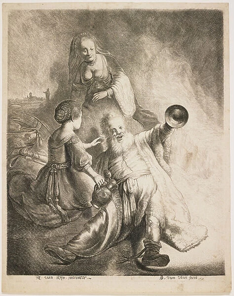 Lot and His Daughters, 1631