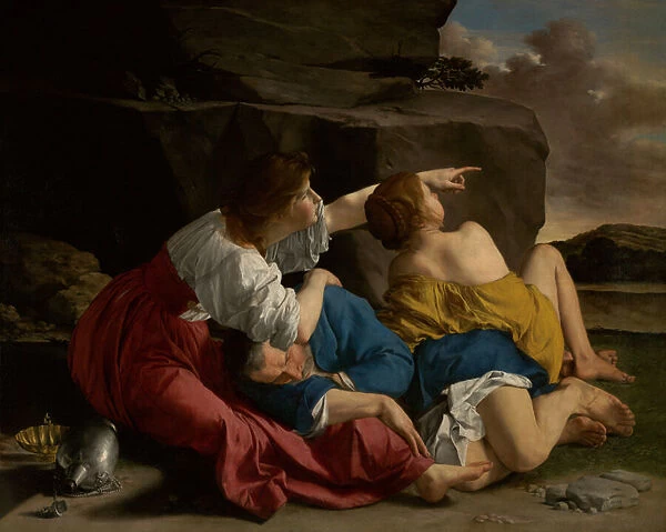 Lot and His Daughters, c. 1622 (oil on canvas)
