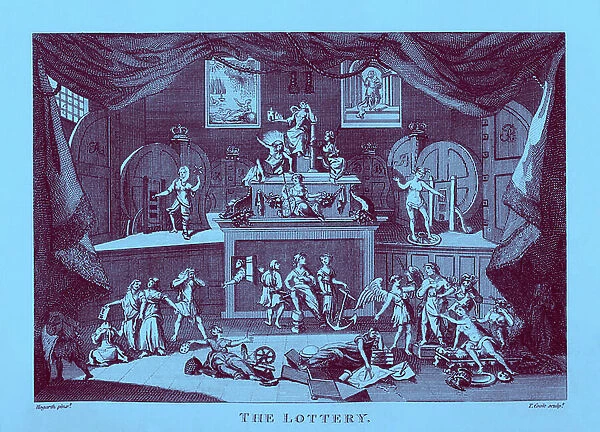 The Lottery by William Hogarth 1721