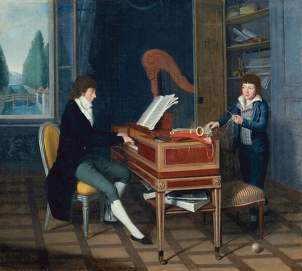 Louis and Alex Doxel, 1796 (oil on canvas)