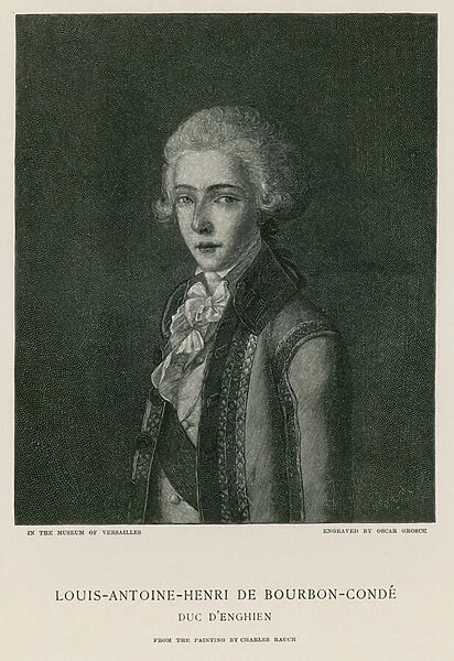 Louis Antoine Henri de Bourbon-Conde (engraving)