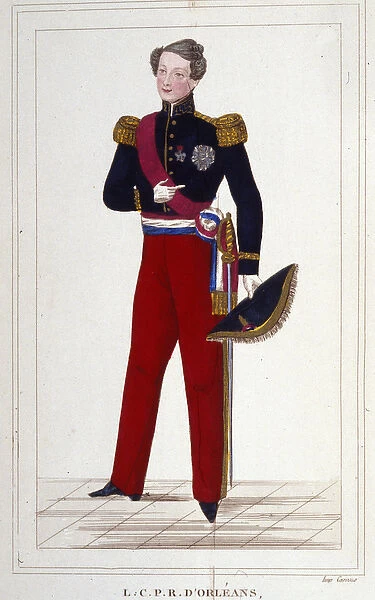 Louis Charles Philippe d Orleans, Duke of Nemours. French Prince (1814 to 1896)