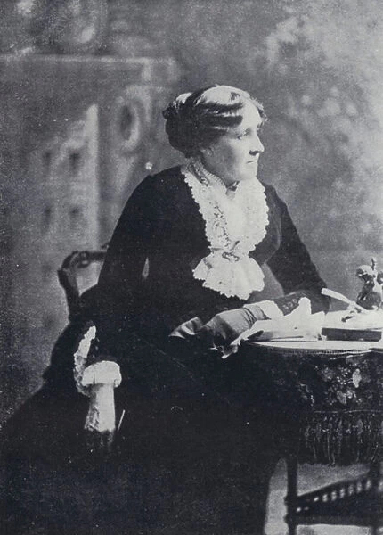 Louisa May Alcott (b  /  w photo)