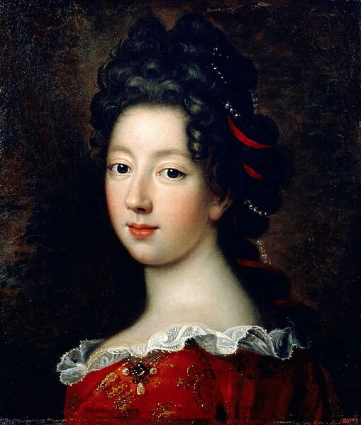 Louise Francoise de Bourbon, Mademoiselle de Nantes (1673-1743) - Troy, Francois, de (1645-1730) - ca 1690 - Oil on canvas - 47, 5x40, 5 - Museu Nacional d Art de Catalunya, Barcelona