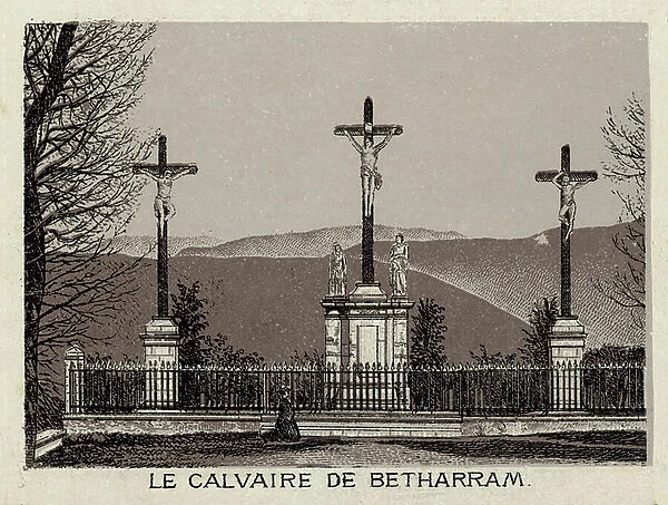 Lourdes: Le Calvaire de Betharram (litho)