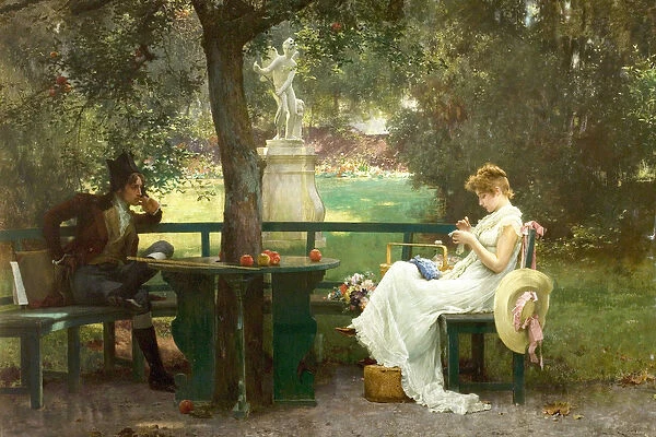 In Love, 1888 (oil on canvas)