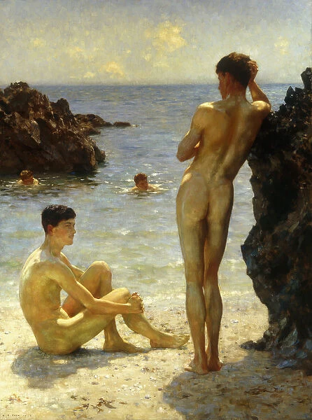 Lovers of the Sun, 1923 (oil on canvas)