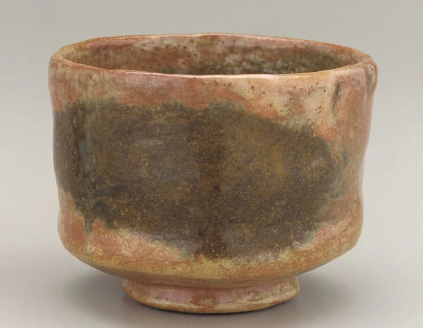 Low cylindrical tea bowl, Kyoto, Kyoto-fu, Edo period, first half 19th century (ceramic)