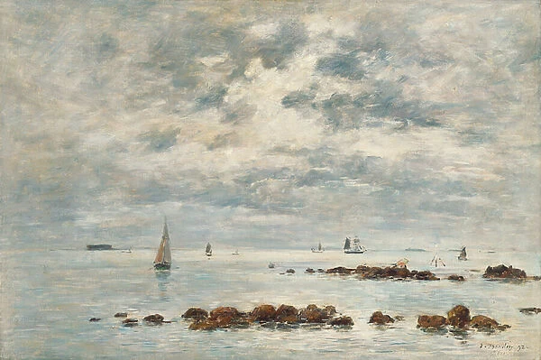 Low Tide, Saint Vst la Hougue, 1892 (oil on canvas)
