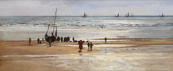 Low Water, 1875 (Oil on canvas)