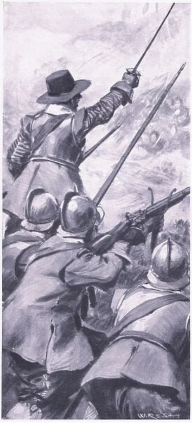 The Lowlanders at the Battle of Killiecrankie, illustration from