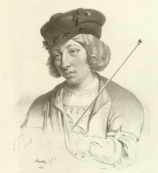 Lucas van Leyden, Dutch artist (engraving)
