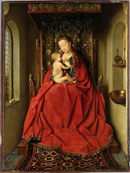 Lucca Madonna, 1437 (mixed media on oak panel)