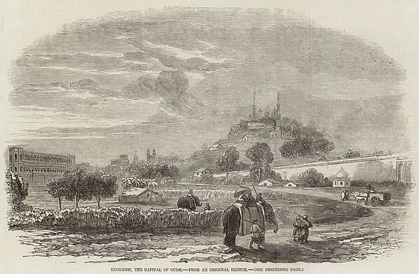 Lucknow, the Capital of Oude (engraving)