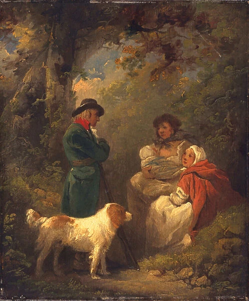 The Lucky Sportsman, 1792 (oil on panel)