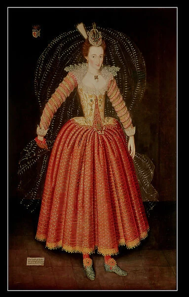 Lucy Harrington, Countess of Bedford, in a masque costume designed by Inigo Jones, 1606
