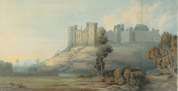 Ludlow Castle, Shropshire, 1777 (pencil, pen & ink and w  /  c on paper)