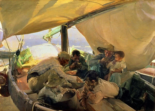 Lunch on the Boat, 1898 (oil on canvas)