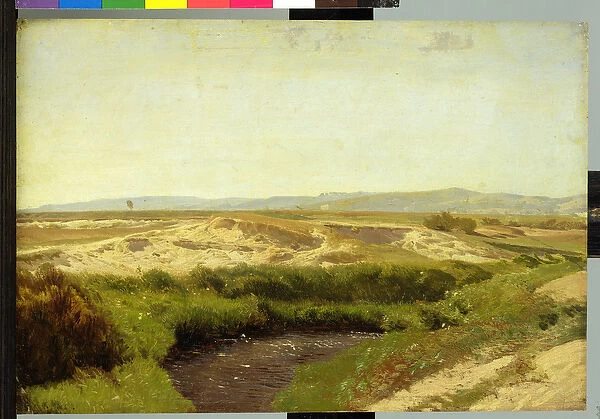 On the Luneburg Heath, 1887 (oil on paper)
