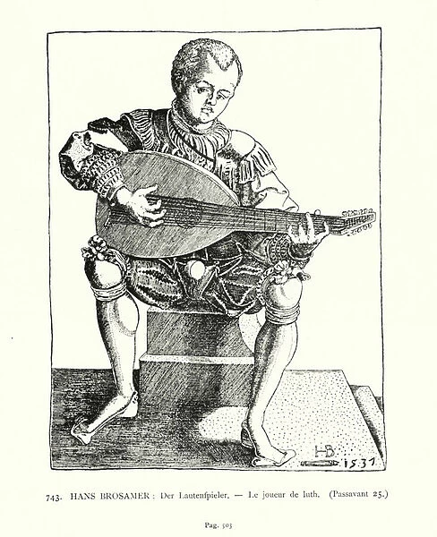 The Lute Player (engraving)