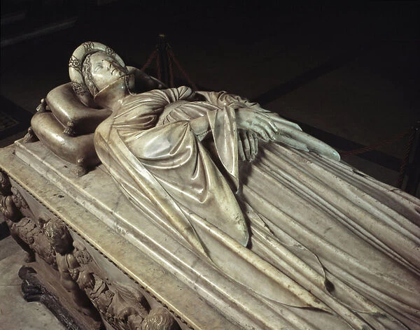 Lying by Ilaria del Carretto (1379-1405), wife of Paolo Guinigi (1376-1432