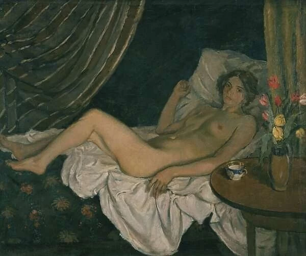 Lying Woman, 1910 (oil on canvas)