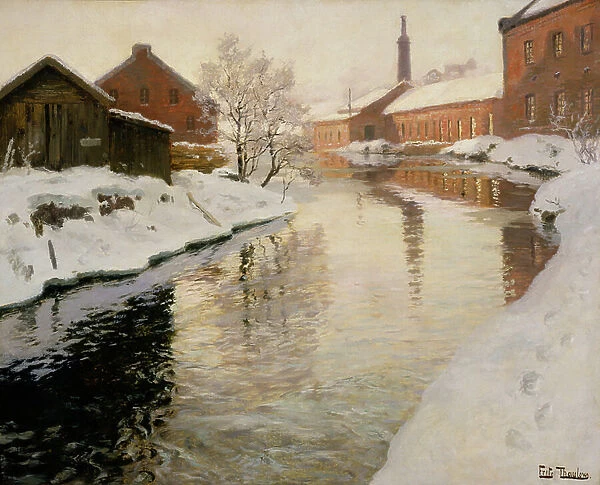 Lysaker river, 1901