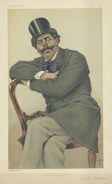 M Paul De Granier De Cassagnac (colour litho)