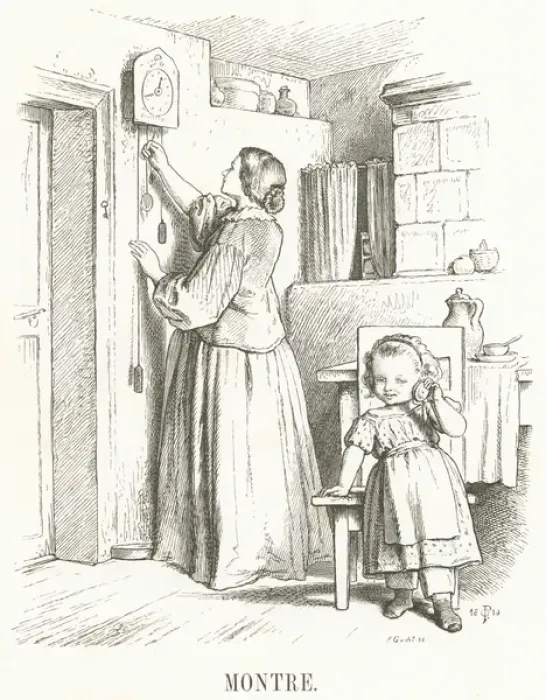 Framed Print : M: Watch. 6346922 M: Watch by Pletsch, Oskar (1830-88); 28x20 cm; (add.info.