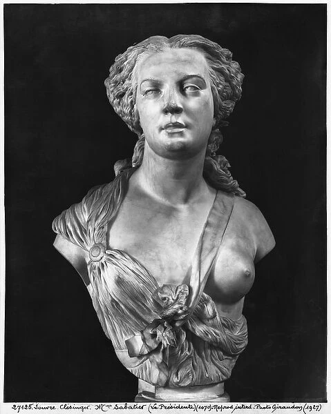 Madame Aglae Sabatier, known as Apollonie Sabatier, 1847 (marble)