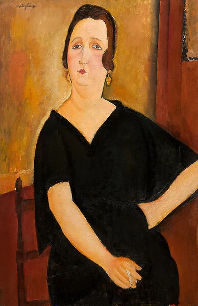 Madame Amedee (Woman with Cigarette) 1918 (oil on canvas)