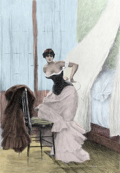 Madame Bovary by Gustave Flaubert, illustration by Albert Fourie, 1885
