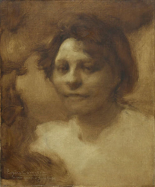 Madame Case, after September 1900, probably summer 1901 (oil on fabric)