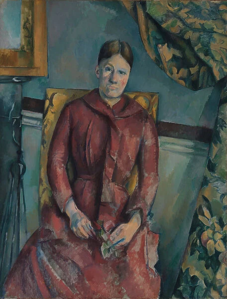 Madame Cezanne in a Red Dress, 1888-90 (oil on canvas)
