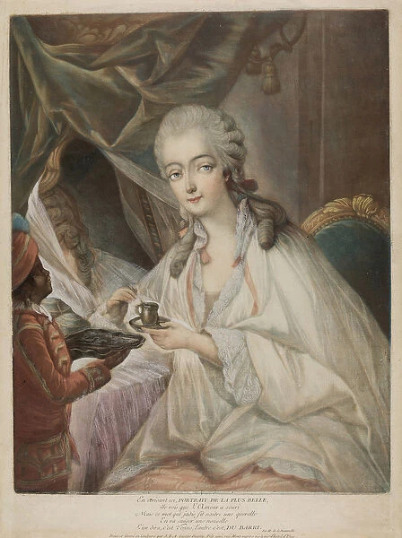 Madame du Barry, 1771 (colour aquatint on paper)
