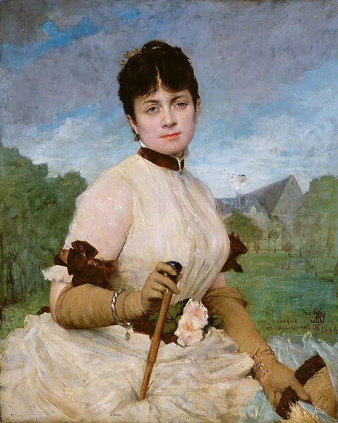 Madame Marie Toulmouche, 1884 (oil on canvas)