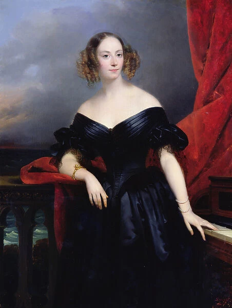 Madame Rampal, Comtesse de Grigneuseville (oil on canvas)