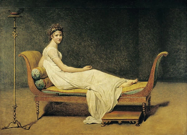 Madame Recamier, 1800 (oil on canvas)