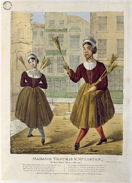 Madame Vestris and Mr Liston in their Duet Buy a Broom, pub