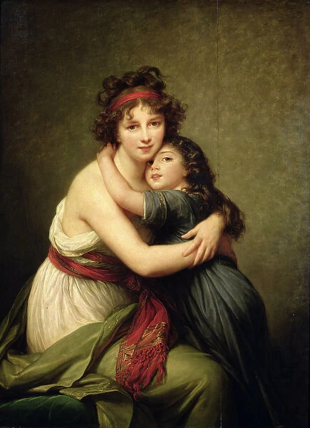 Madame Vigee-Lebrun and her Daughter, Jeanne-Lucie-Louise (1780-1819) 1789 (oil