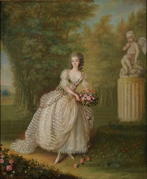 Mademoiselle Duthe, 1776 (oil on canvas)