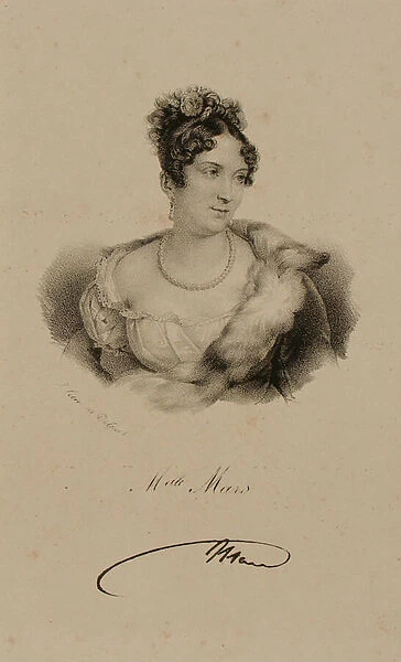 Mademoiselle Mars (1779-1847) (litho)