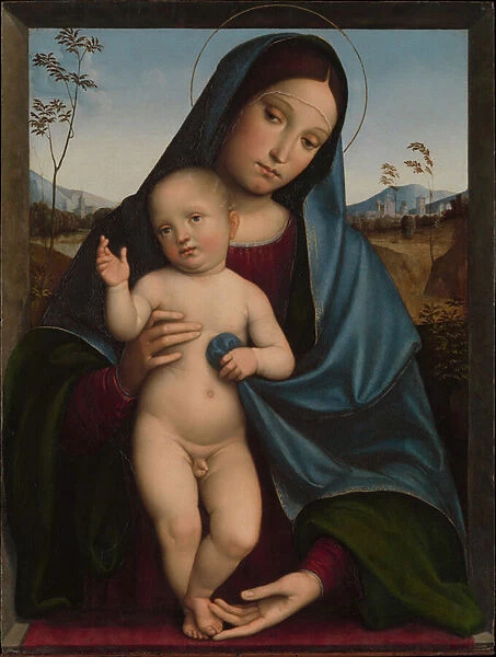 Madonna and Child, 1490-9 (oil on wood)