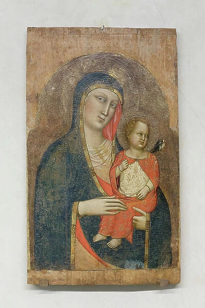 Madonna with child, c. 1365 (wood painting)