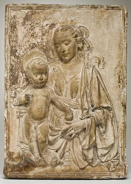 Madonna and Child, c. 1470-80 (stucco or plaster)