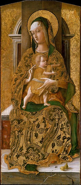 Madonna and Child Enthroned, 1472 (tempera on wood, gold ground)