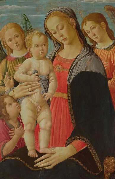 Madonna and Child with the Infant Saint John the Baptist and Angels