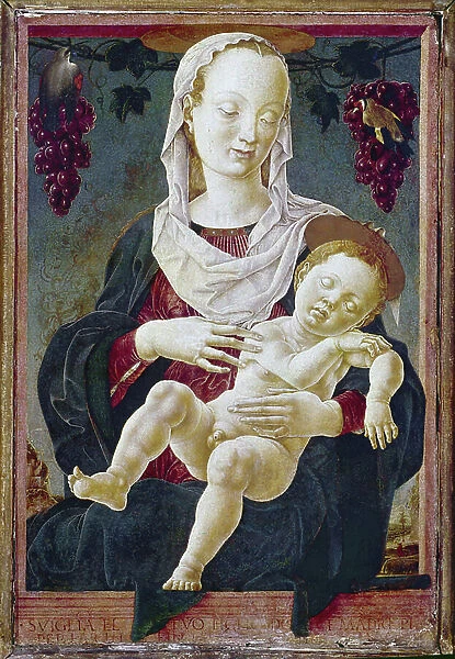 Madonna and Child, known as Our Lady of the Zodiac. c. 1459-63 (tempera on board)