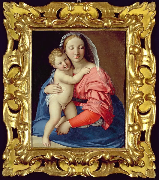 Madonna and Child (oil on panel)