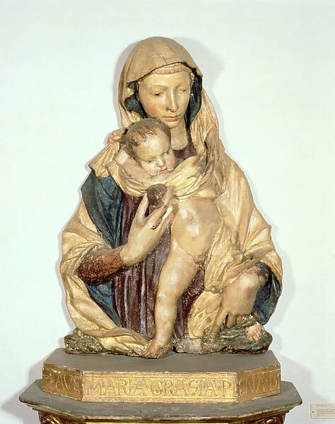 Madonna and Child (polychrome terracotta)